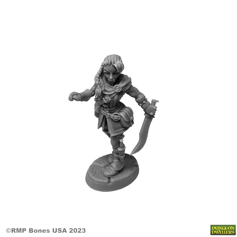 07098 Emrul Gozgul, Half-Orc Rogue - Reaper Dungeon Dwellers