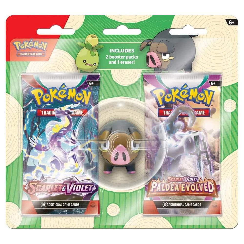 Pokémon Lechonk Back to School Eraser Blister