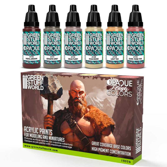 Opaque Flesh Colours Paint Set - Green Stuff World