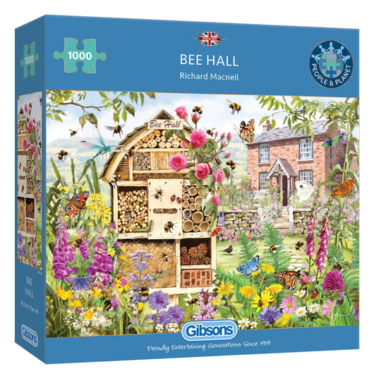 Bee Hall 1000 Piece Jigsaw Puzzle