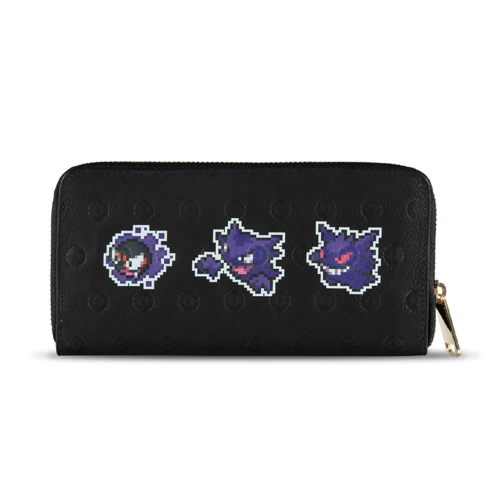 Pokémon Gengar Line Zip Around Purse