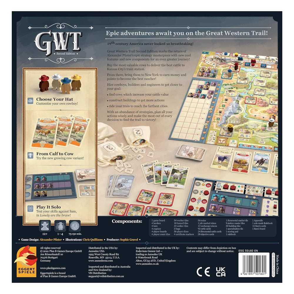 Whats Inside the second edition of Great Western Trail