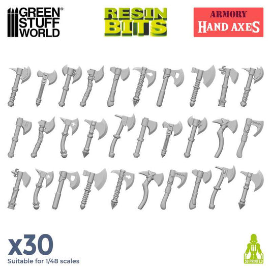 3D Printed Hand Axes - Green Stuff World