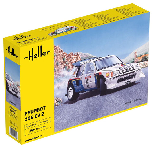 Peugeot 205 EV 2 - Heller 1/24 Scale Model