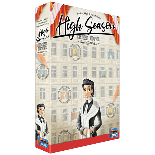 High Season Grand Hotel Roll & Write Game