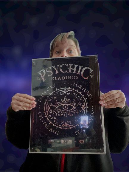 Psychic Readings Tin Sign. A bea...