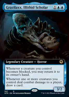 Grazilaxx, Illithid Scholar Extended Art #367 | Adventures in the Forgotten RealmsSingles