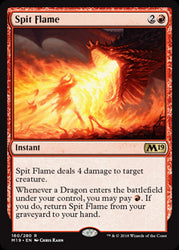 Spit Flame MTG Single | Core Set 2019 #160
