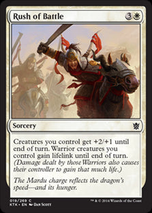 Rush of Battle #019 MTG Khans Of...