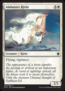 Alabaster Kirin #004 MTG Khans O...