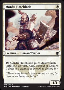 Mardu Hateblade #016 MTG Khans O...