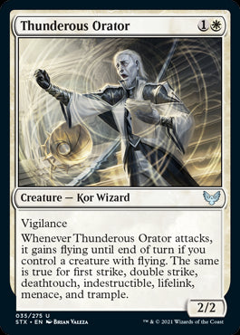 Thunderous Orator #035 MTG Strixhaven Single