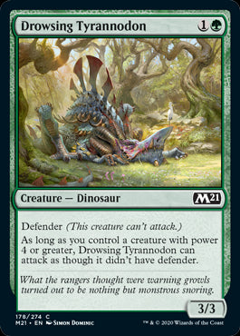 Drowsing Tyrannodon #178 MTG Core 2021 Single