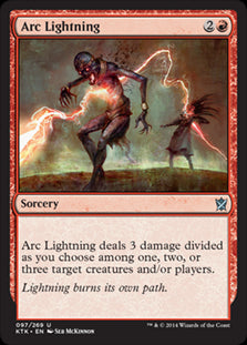 Arc Lightning #097 MTG Khans Of ...