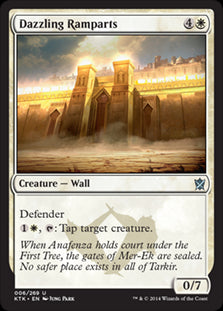 Dazzling Ramparts #006 MTG Khans...