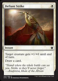 Defiant Strike #007 MTG Khans Of Tarkir Single