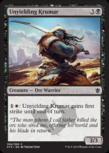 Unyielding Krumar #094 MTG Khans...