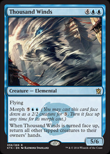 Thousand Winds #058 MTG Khans Of...