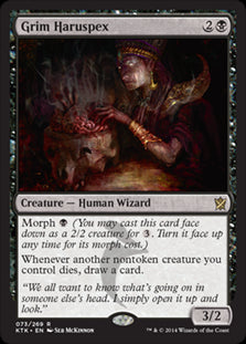 Grim Haruspex #073 MTG Khans Of ...