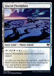 Glacial Floodplain #257 MTG Kaldheim Single