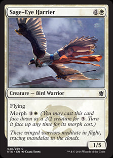 Sage-Eye Harrier #020 MTG Khans Of Tarkir Single