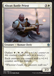 Abzan Battle Priest #001 MTG Khans Of Tarkir Single