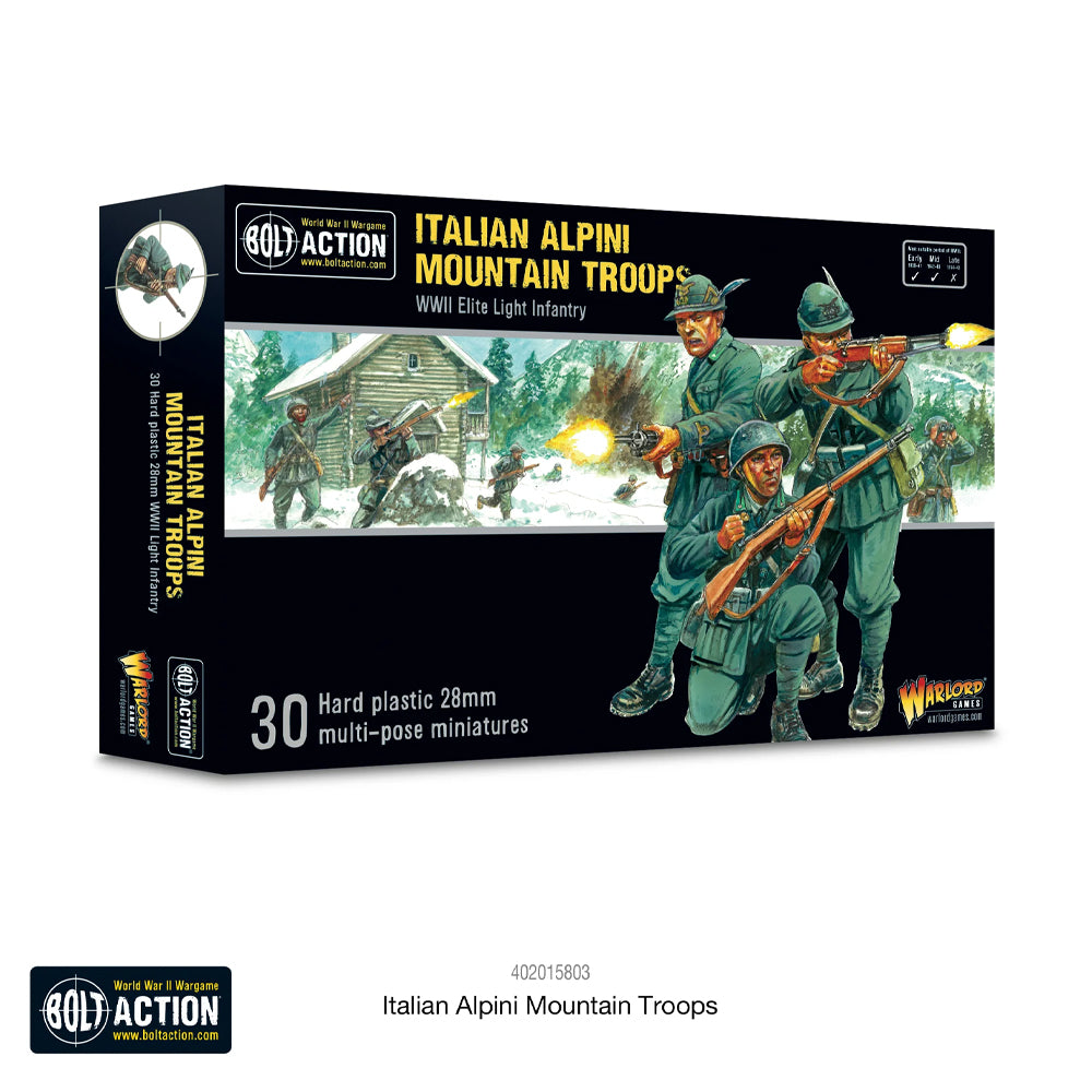 Italian Alpini Mountain Troop Boxed Set - Bolt Action