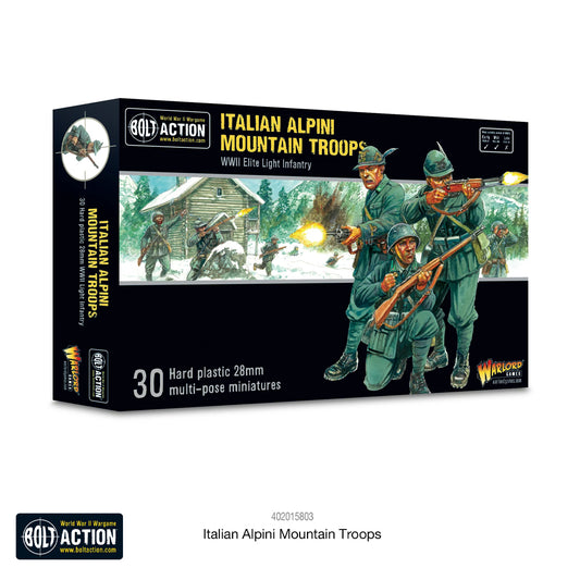 Italian Alpini Mountain Troop Boxed Set - Bolt Action