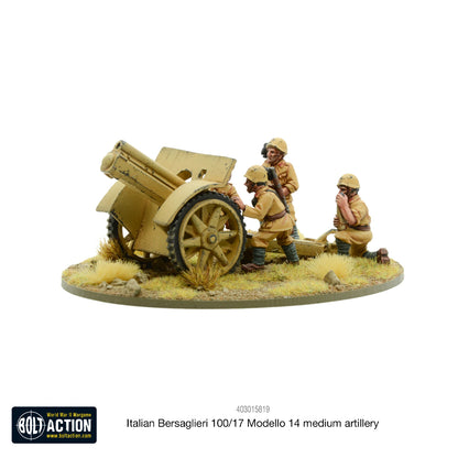 Bolt Action Italian Bersaglieri Modello 14 Medium Artillery