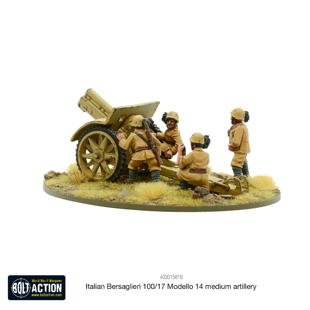 Italian Bersaglieri 100/17 Modello 14 medium artillery