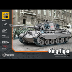 A Build Army King Tiger WW2 German heavy tank