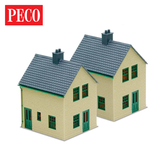 PECO Grey Stone Station Houses Kit LK-15