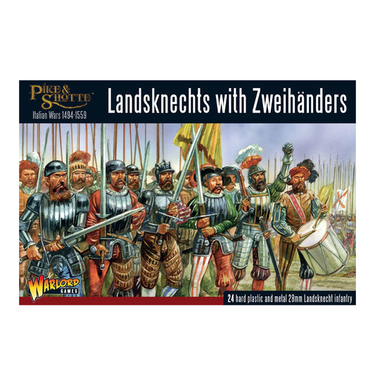 Pike & Shotte Landsknechts With Zweihanders Miniatures