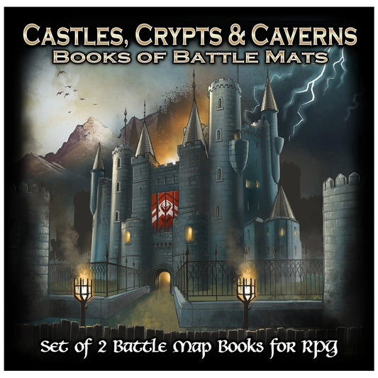 Loke Castles, Crypts & Caverns Book Of Battle Mats