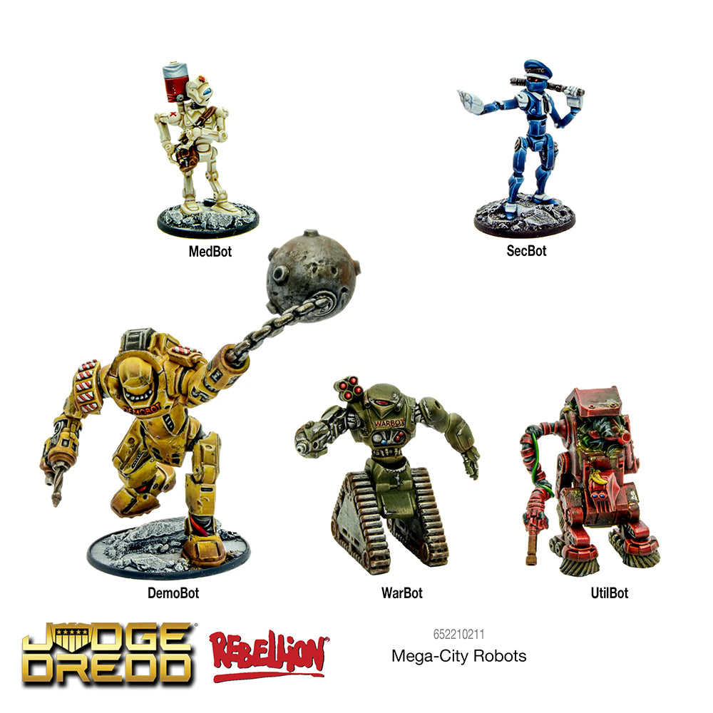 Mega-City robots Judge Dredd Miniatures