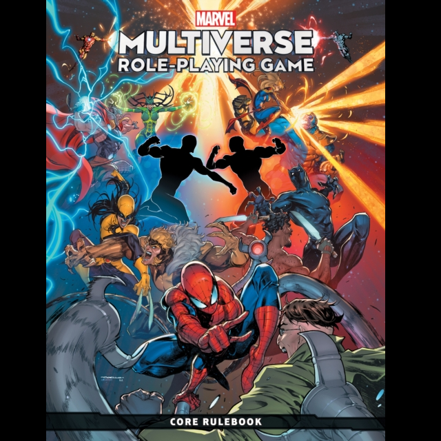 Marvel Multiverse Role-Playing Game hardback core rulebook by Matt Forbeck. Take on the roles of Marvel's most famous Super Heroes, or create entirely new ones of your own, and put an end to the sinister plots of the most menacing super villains in the Marvel Multiverse