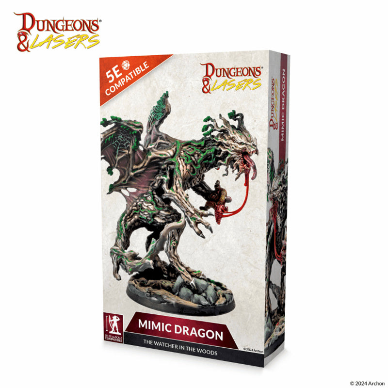 Mimic Dragon Miniature - Dungeons and Lasers