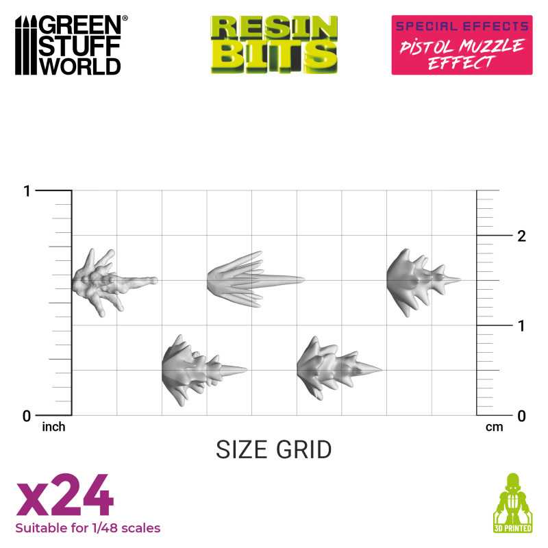 Pistol Muzzle Modelling Components