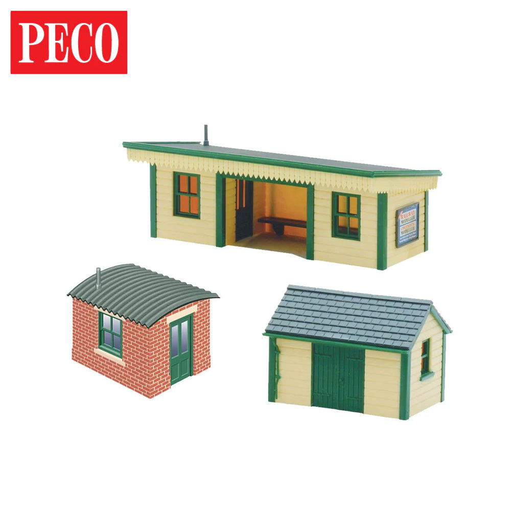 PECO Station Platform Shelters N Gauge - NB-16