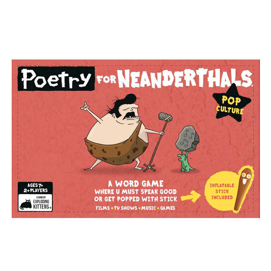 Poetry For Neanderthals Pop Culture Edition