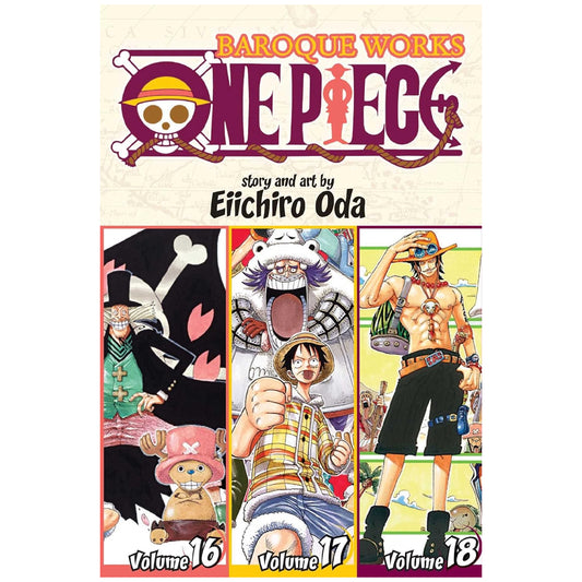 One Piece Omnibus Edition 6 - Vol 16,17&18 | Manga Graphic Novel