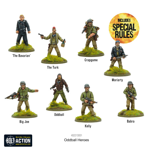 Bolt Action Odball US Heroes