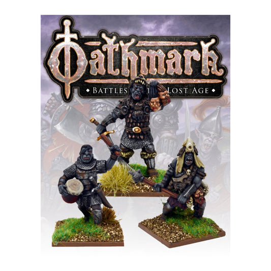 Oathmark Orc King, Wizard & Drummer Set II