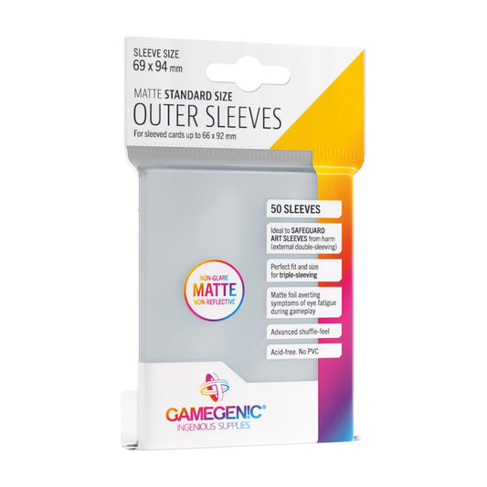 Gamegenic Clear Outer Sleeves 50...