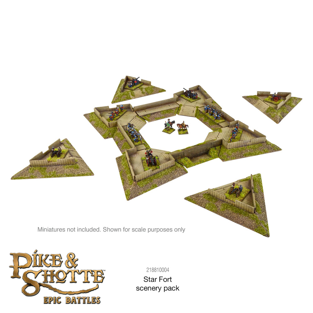 Pike & Shotte Epic Battles Star Fort Scenery Pack