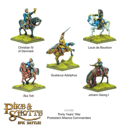 Pike & Shotte Protestant Commanders Miniatures