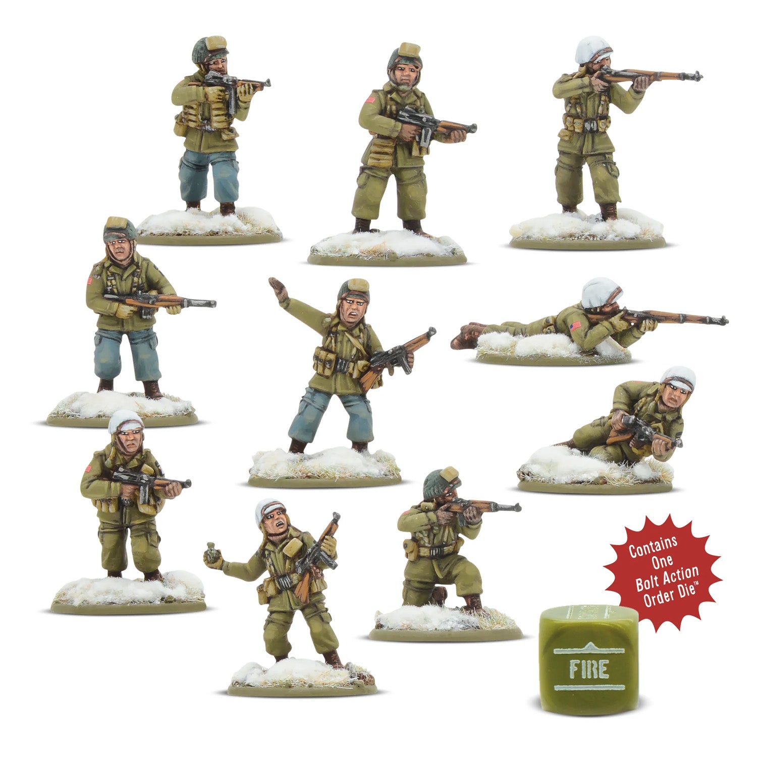 US Airborne Winter Pathfinder Squad - Bolt Action