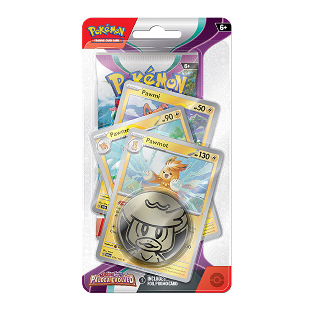 Pokémon TCG Paldea Evolved Pawmot Promo Pack