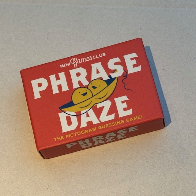 Phrase Daze matchbox game in red box