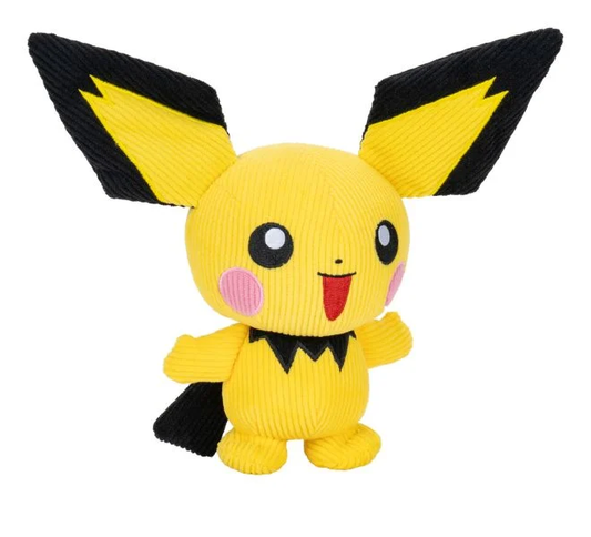 Pichu corduroy Pokémon plushie 